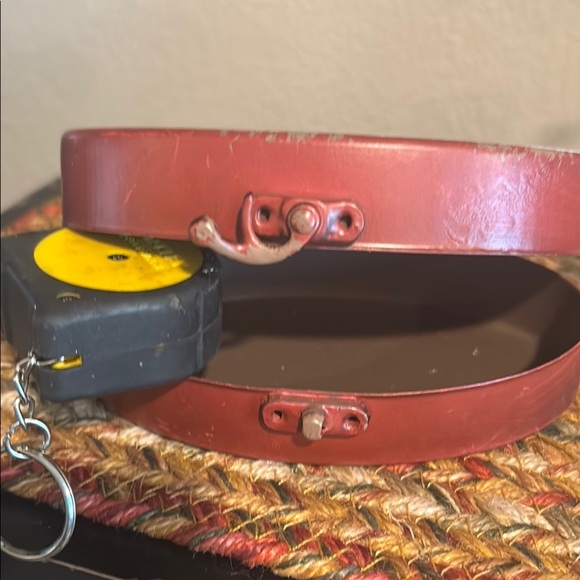 Vintage Red and Blue Decorative Box - Picture 2 of 13